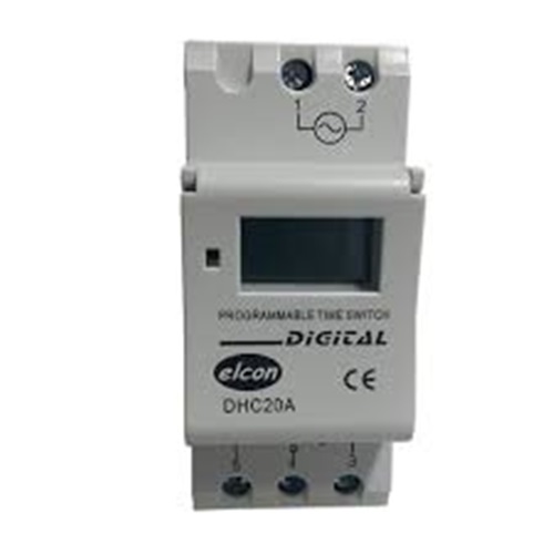 TIMER DIGITAL Trilho DIN ELCON DHC 16A Loja i9 Piscinas